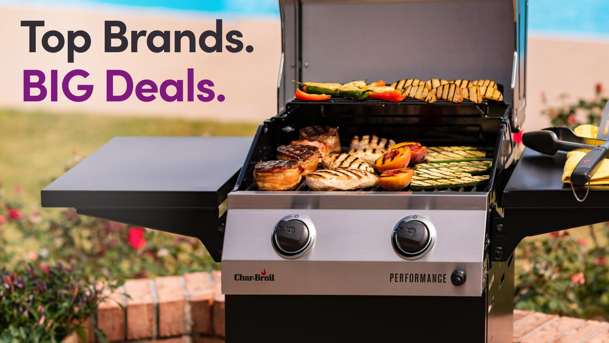 ☀️Calling all grillers! 

Up to $300 off grills from Char-Broil, Weber, and more. And going *super* fast!  ⏰