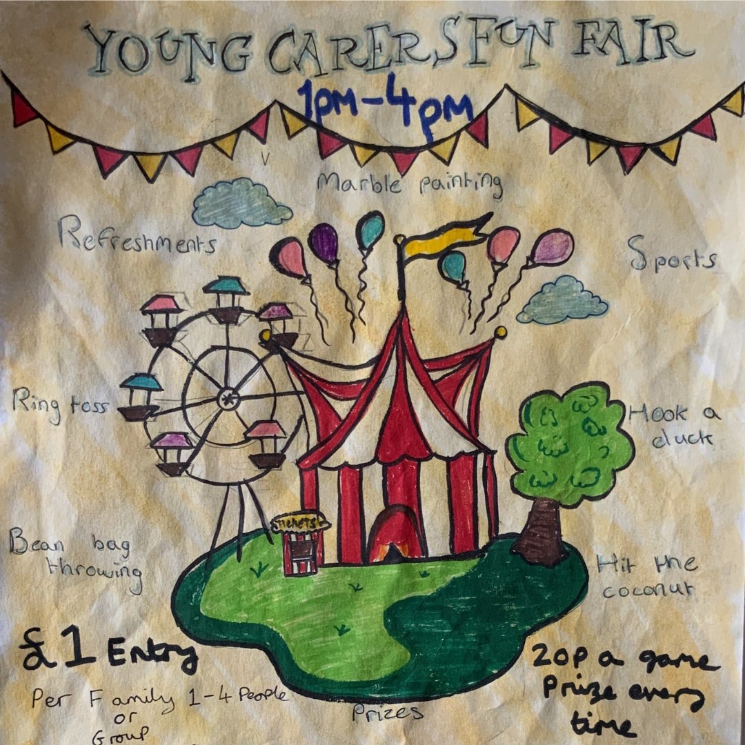 ✨YOUNG CARERS FUN FAIR✨
Saturday 24th June 
⏰ 1-4pm
20p a play games, with a prize EVERY time! 🤩
Come join our Young Carers at Maybridge Keystone Centre, BN12 6JD 🎉
#Youngcarers #Inspire22 #UkYouth @UKYouth