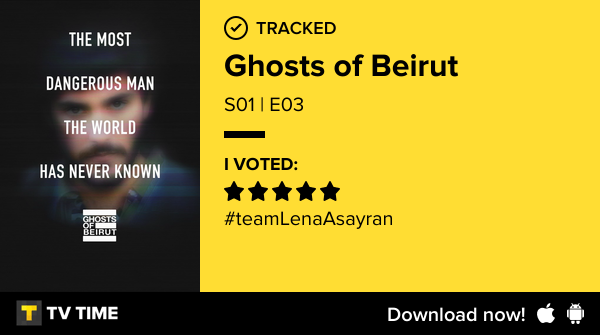 tfcorre's tweet image. I've just watched episode S01 | E03 of Ghosts of Beirut! #ghostsofbeirut  tvtime.com/r/2QGWx #tvtime