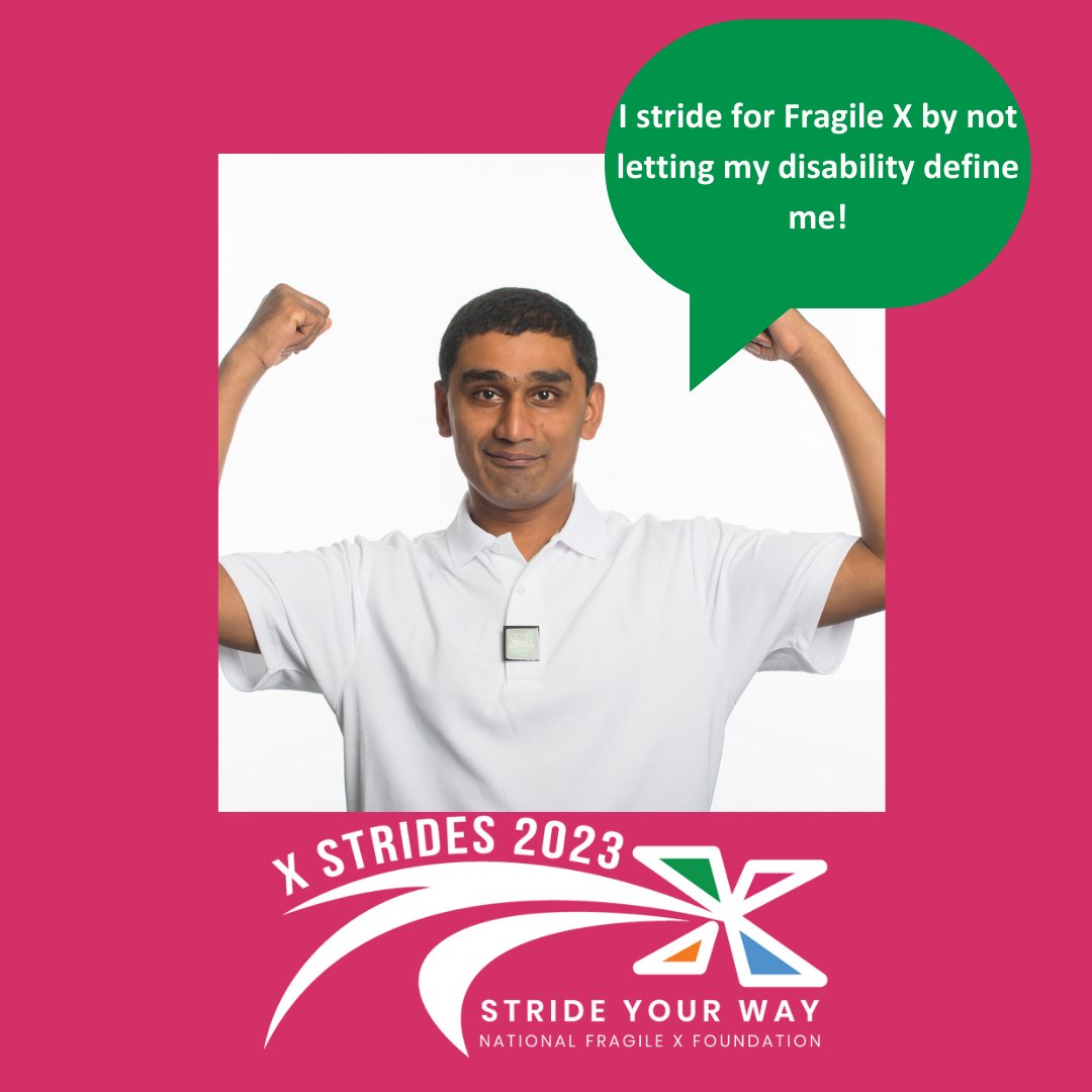 NFXFoundation's tweet photo. Fragile X Awareness Month is nearly here! The NFXF is excited to celebrate with you, no matter how you stride. We know you stride for Fragile X every day, and each win deserves to be celebrated!
Register today! https://t.co/AaHkdgBI0j
#fragilex #fragilexawareness #xstrides https://t.co/oKf8mWfBQK