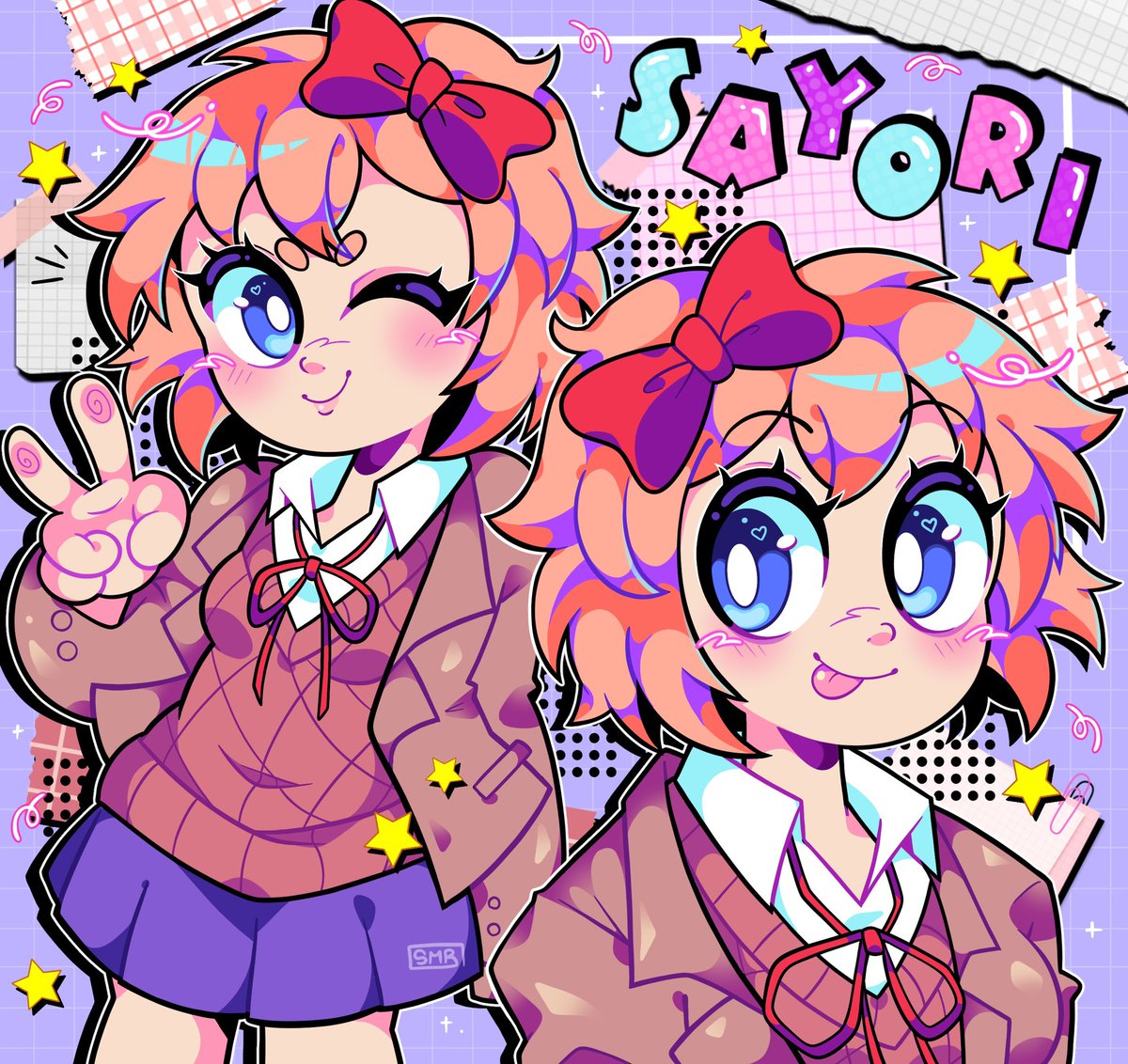 Last but not least here’s Sayori!✨
[#ddlc #dokidokiliteratureclub #sayoriddlc #digitalart ]