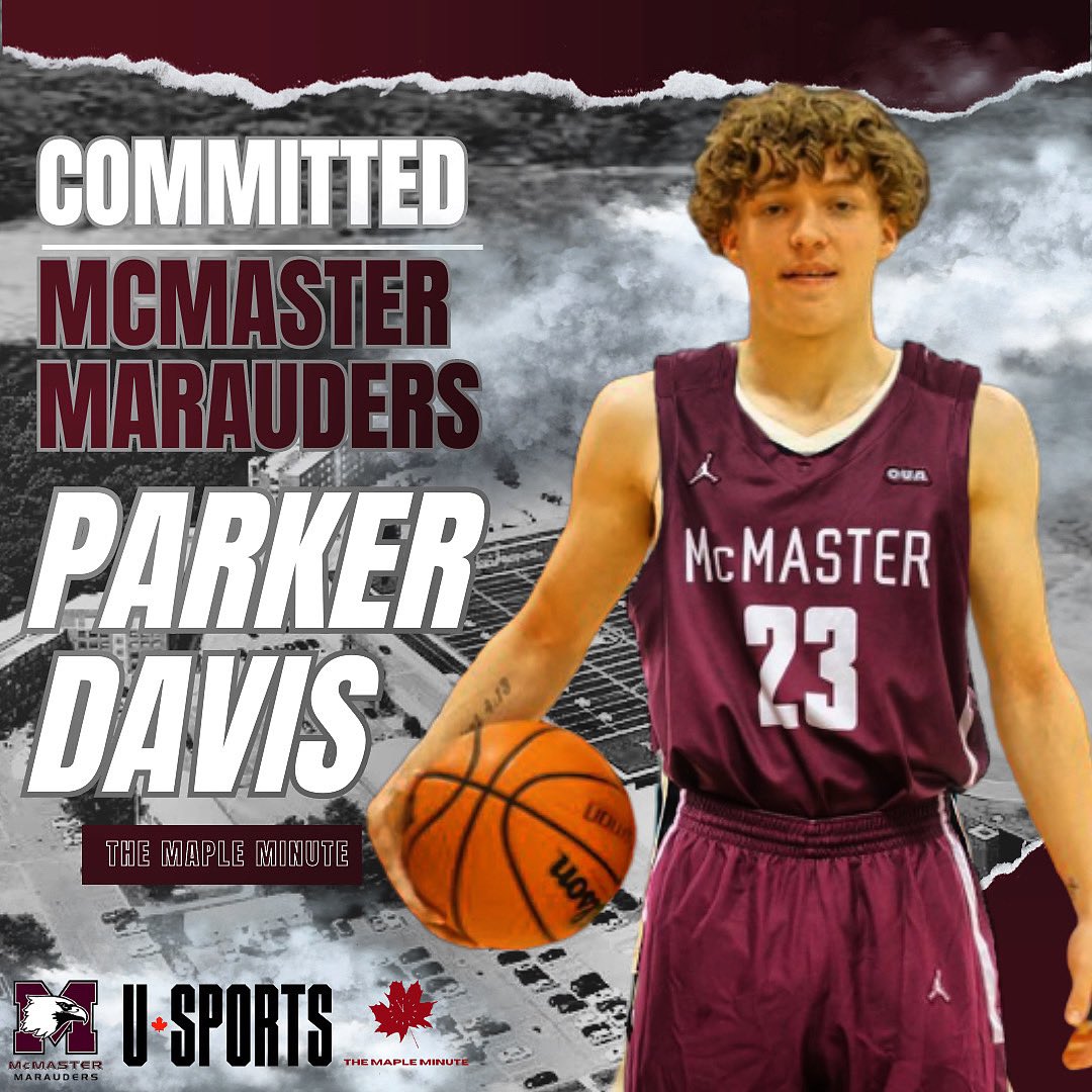 BREAKING: Former <a href="/RedeemerUniv/">Redeemer University</a> standout Parker Davis has informed me about his commitment to <a href="/mcmastermbb/">McMaster Basketball</a> for the 2023-24 season. Parker averaged 16 points per game &amp; made the <a href="/TheOCAA/">Ontario Colleges Athletic Association</a> West All Rookie Team. 

READ: biturl.top/Z7fMBz