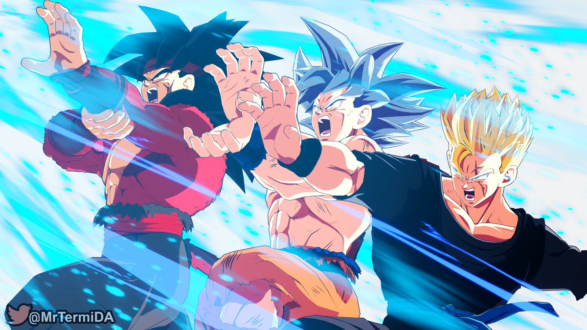 My favorite moment in Heroes so far, Bardock, Goku and Gohan breaking their own limits to take on Demigra. Magnificent moment to recreate

#SuperDragonBallHeroes #SDBH #Goku #DragonBall #Bardock #Gohan #Blender #BlenderArt #BNPR #DBFZ