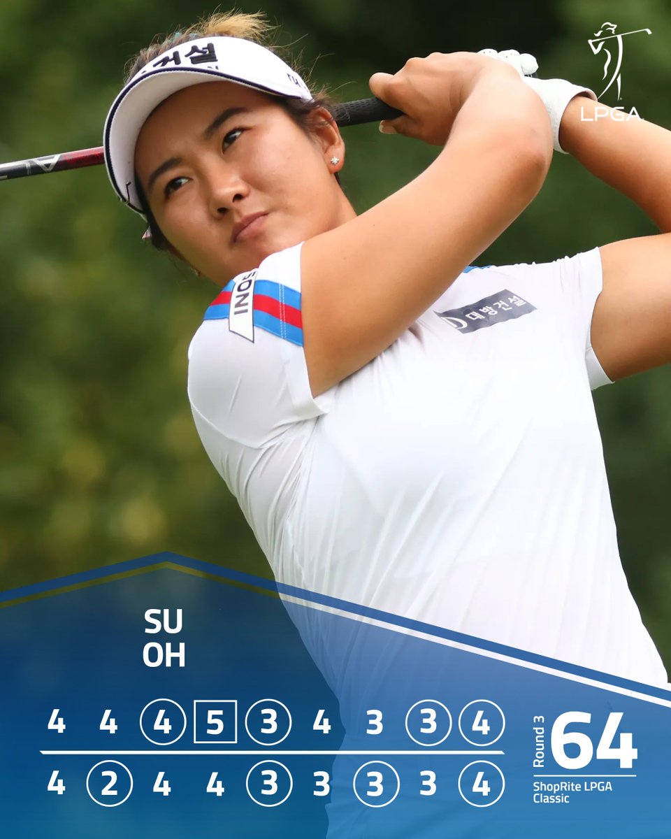 .<a href="/suohgolf/">Su Oh</a> popped off on the final round of the <a href="/ShopRiteLPGA/">ShopRite LPGA Powered by Wakefern</a> 😮‍💨

She ends the rounds with a score of 64, tied for fourth!