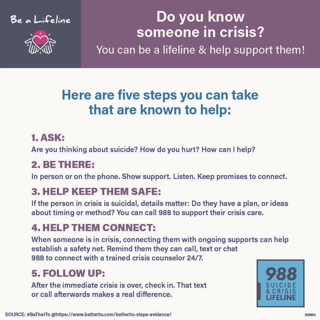 ALMentalHealth's tweet image. #988 #helpishere