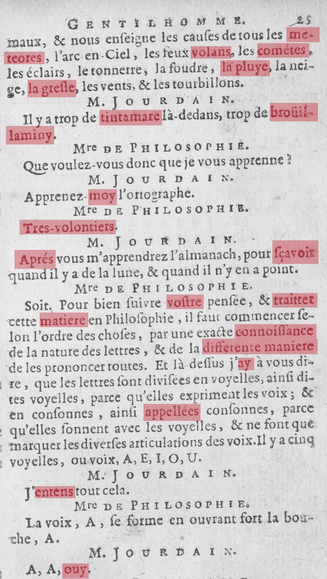 Ah, le français, la langue de Molière, son orthographe notre précieux héritage, tout ça. Pourtant, Molière zéro en orthographe, la preuve en image ⬇️