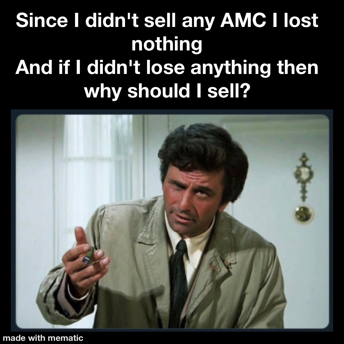 One more thing 

#AMC #AMCNOTLEAVING #AMCAPES