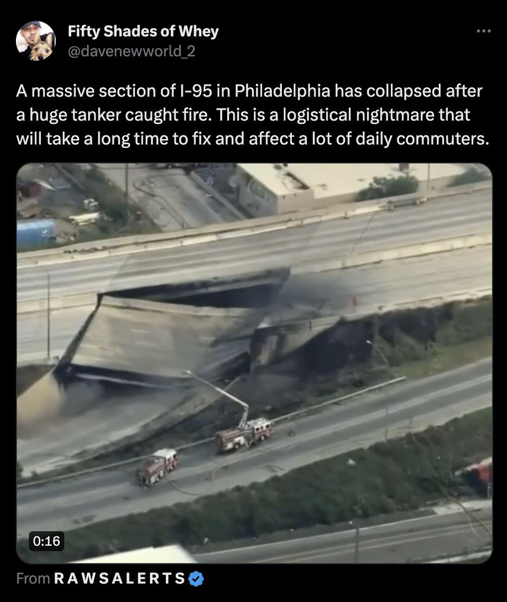 westonpagano's tweet photo. I see our country's addiction to defunding things that actually keep us safe and diverting that money to cops instead is going well. https://t.co/LtNmmK8yIs