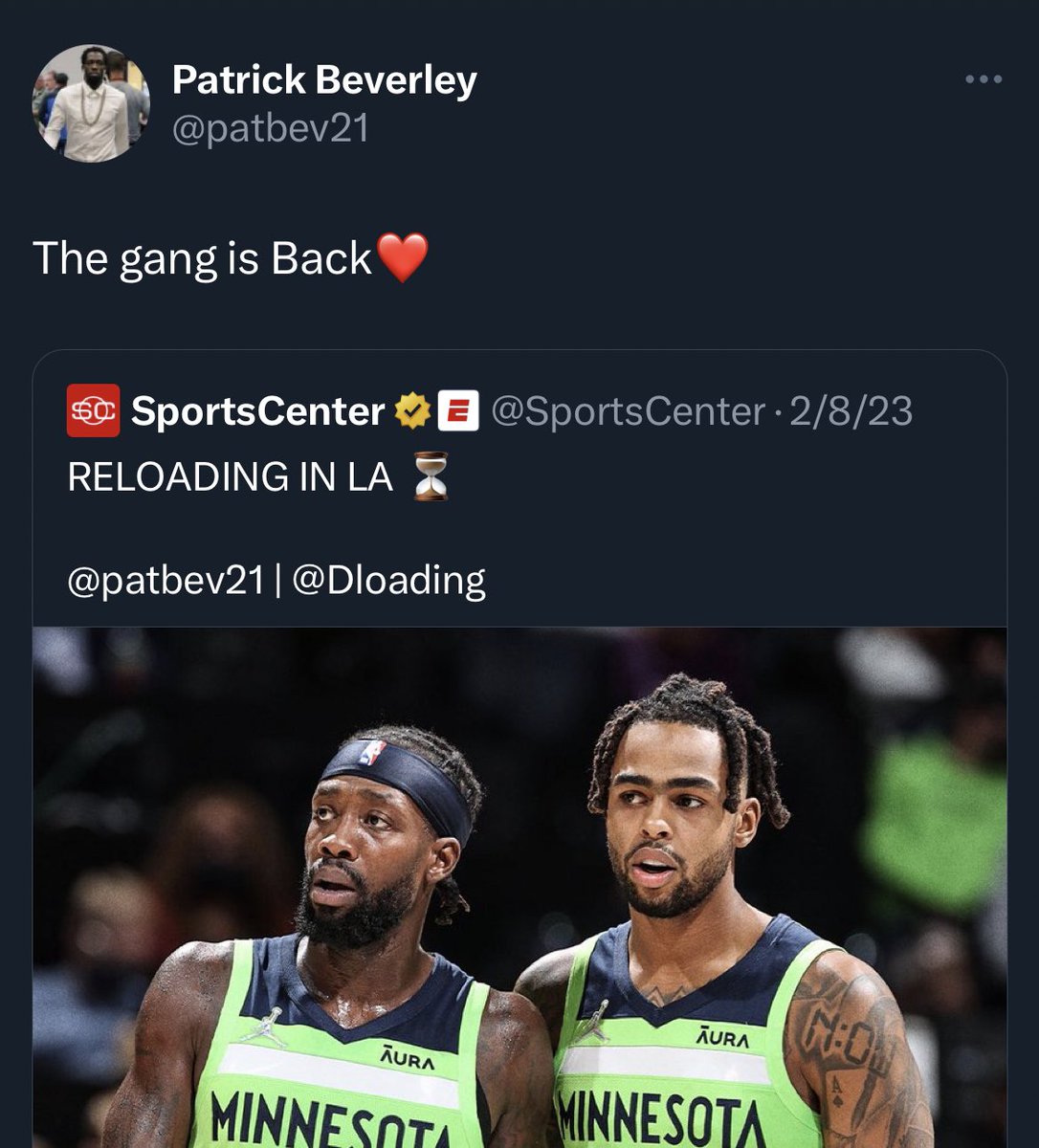 Pat Bev got traded the next day 😭