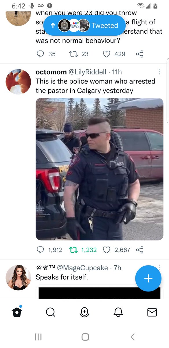 YoutubeGopro's tweet photo. @CalgaryPolice Yet u treat pastors like criminals fk all cops https://t.co/wlRzzHdvmi
