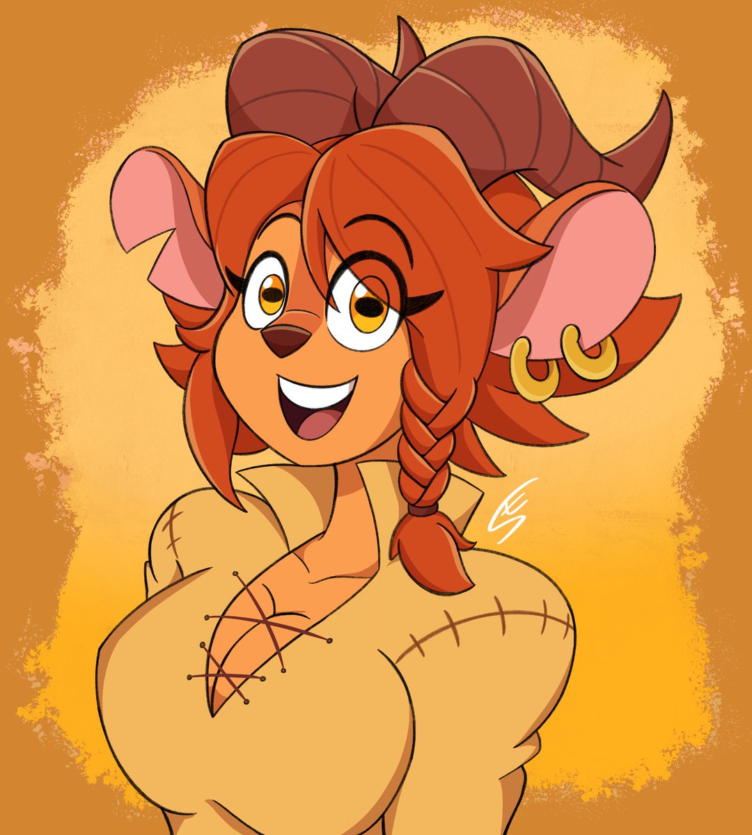 A pic of Mary for @O_C_o_r_v_o. Just love this adventurous little goat girl!🥰🐐