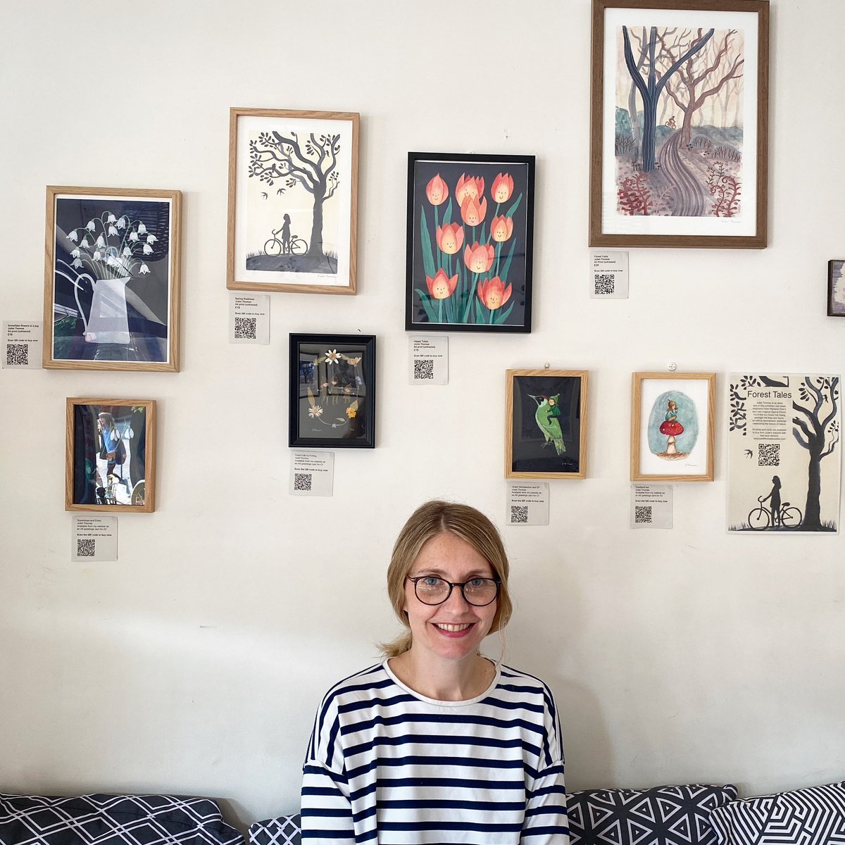Hooray! New exhibition up in time for the #highamspark art trail. Everything is available to buy from my website
#sshuk #shopsmall #walthamforest #londonart