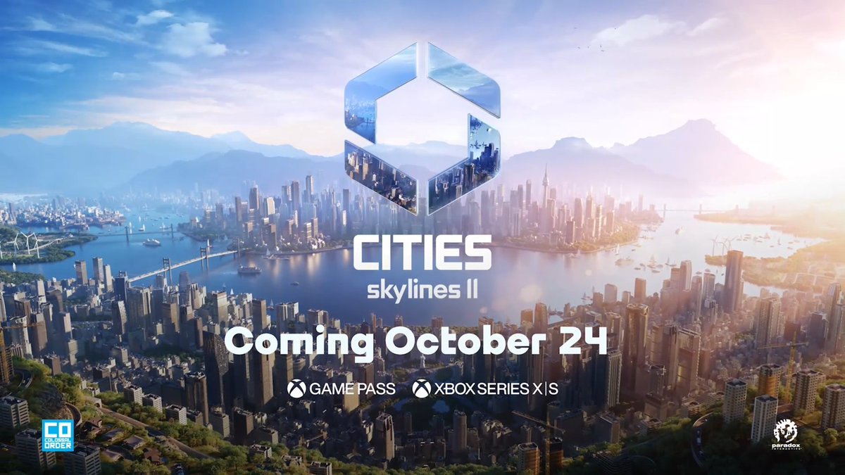 Cities Skylines II'nin, 24 Ekim'de çıkacağı ve ilk günden Game Pass'e ekleneceği duyuruldu.