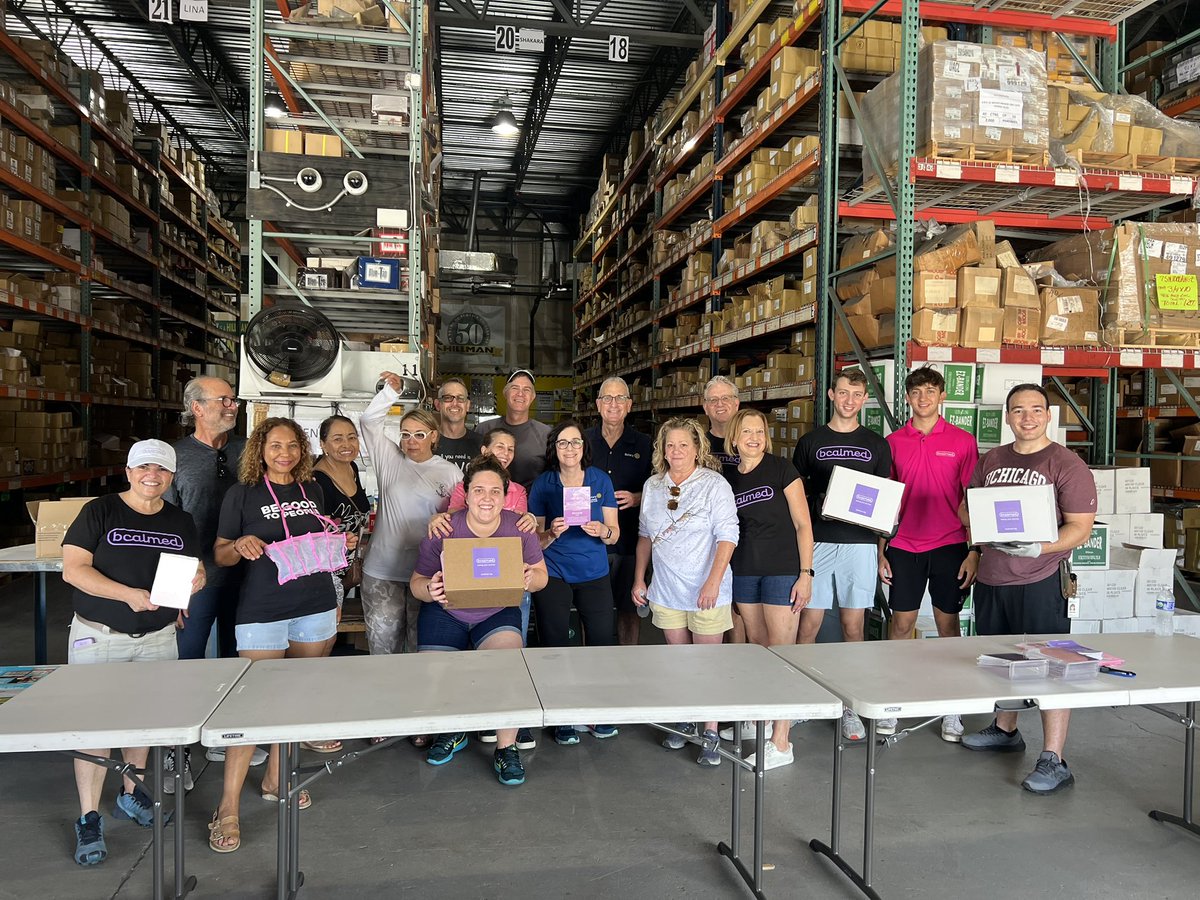 bcalmedinc's tweet photo. bcalmed’s first @Rotary Club service event was a huge success! Helpers packed 2,000 bcalmed bags in just an hour for patients in Broward County. #PeopleOfAction https://t.co/4mQO43ysNA