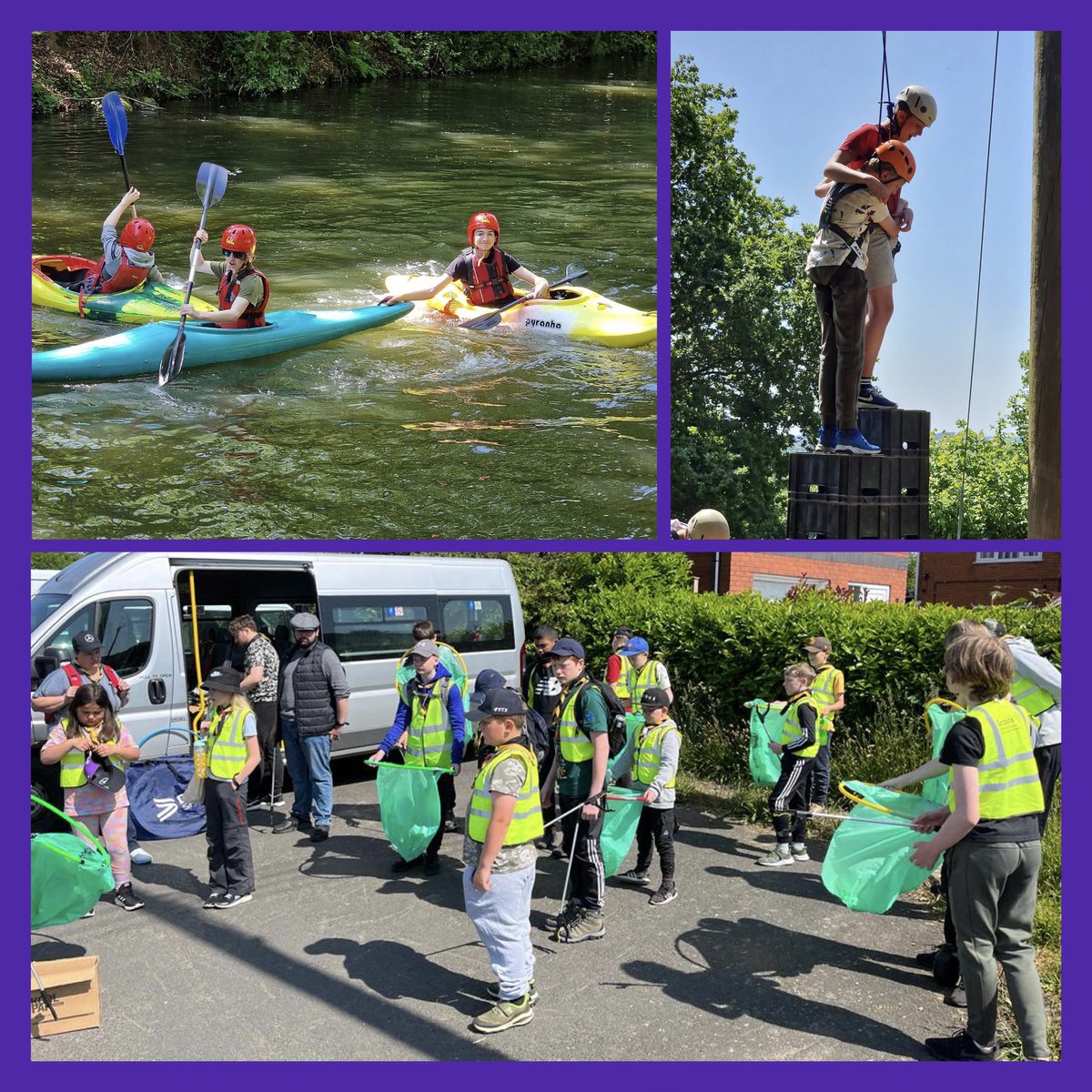 Thursday &amp; Friday Scouts joined forces for camp. They also supported the local area who said, “So nice to see young litter pickers, thank you so much you’re doing a wonderful job!” Thank you <a href="/BromsgroveProud/">KeepBromsgroveBeautiful</a> for your help! 
#camp #kayaking #crayestacking #litterpick #bromsgrove