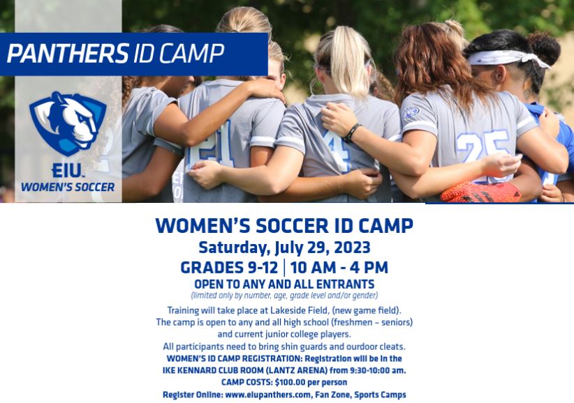Announcing our first ID Camp with new Head Coach <a href="/Dirk8Bennett/">Dirk Bennett</a>! Meet our girls right before preseason, check out campus, and see what we're about to build in Charleston ⚽️

🔗eiupanthers.com/sports/2008/9/…