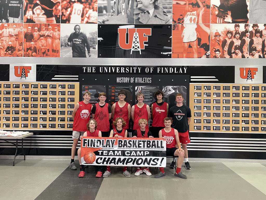 DrewNiekamp's tweet photo. @UF_Oilers_MBB Team Camp Champions. 10-0 on the weekend and 14-0 throughout the summer. Back to work tomorrow in the weight room. Fin https://t.co/z4epUS3Jpk