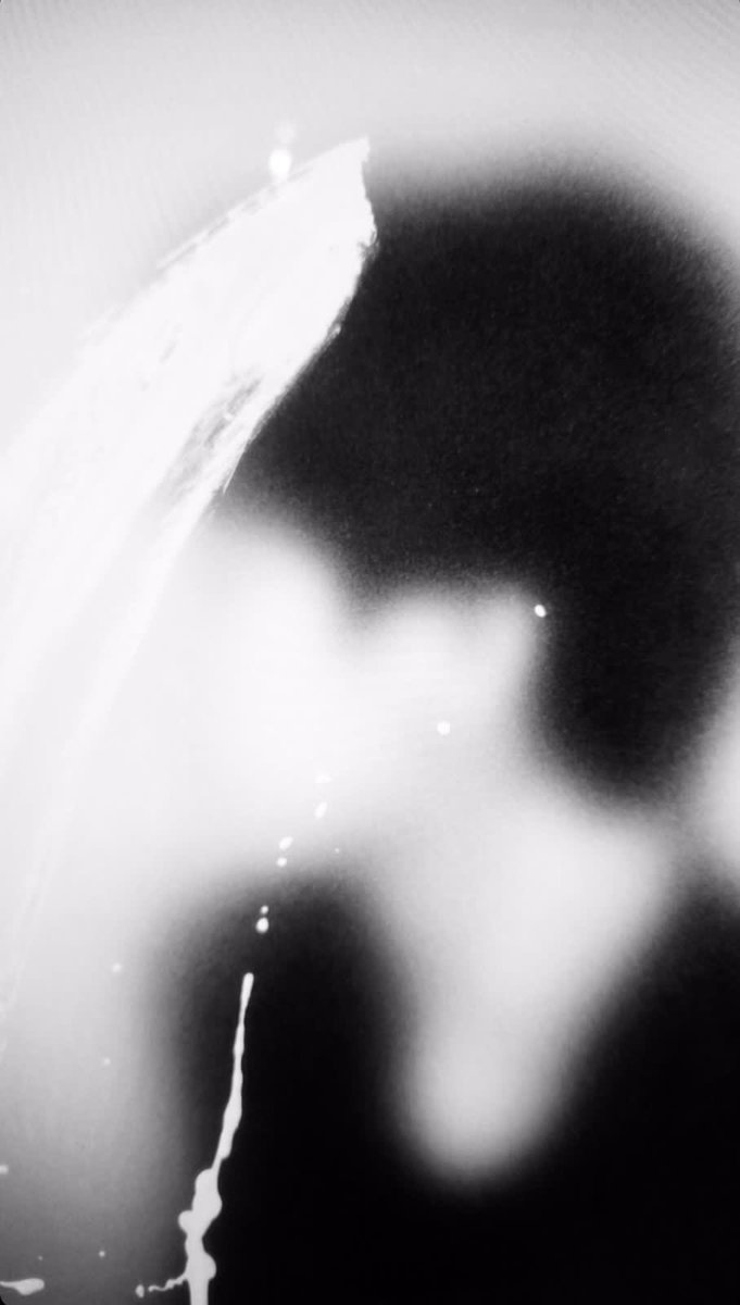 Now that he’s had enough, blurry eyes is all that he gets. What more can he paint in his black and white vision? He only listens to the colors they talked about.