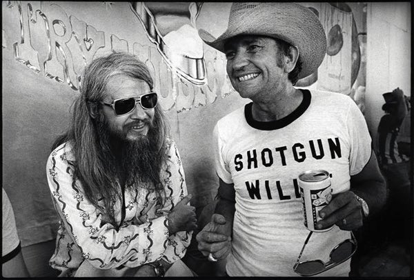 Today marks a special anniversary... 50 years since the release of #ShotgunWillie! Celebrate by snagging the iconic #ShotgunWillie t-shirt now: bit.ly/ShotgunWillieR…