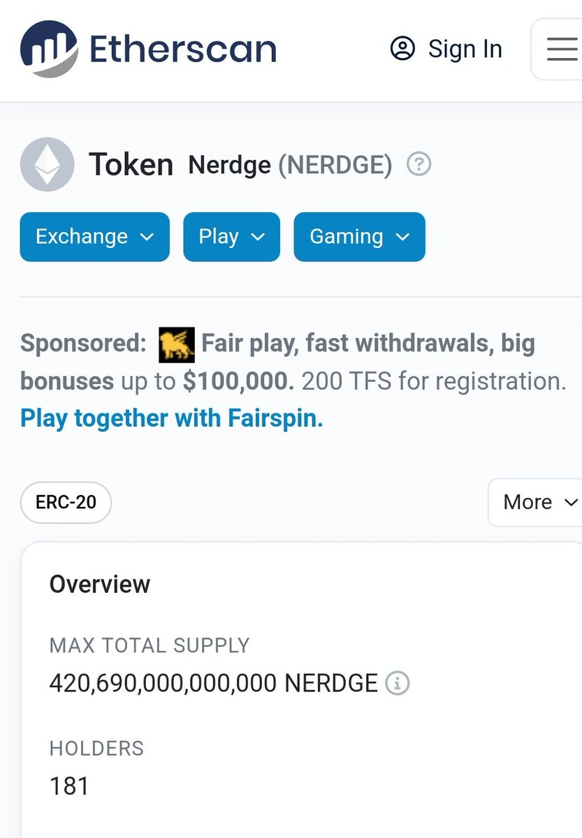 181 $NERDGE already 🤓