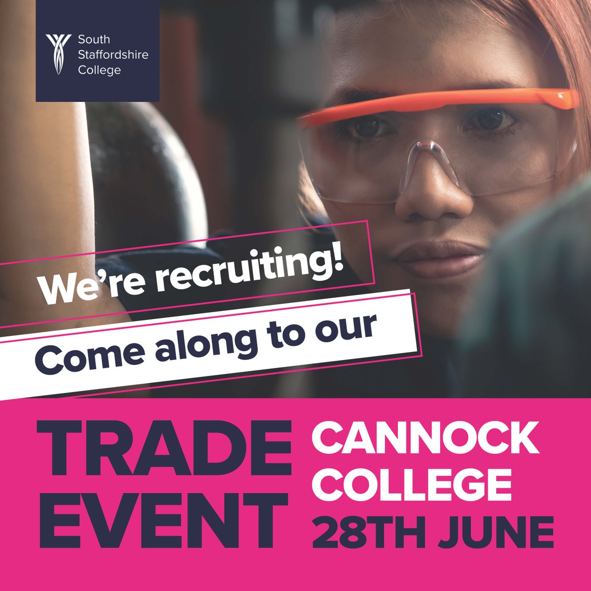 Want to help guide the future generation? We are inviting qualified Electricians, Carpenters, Plumbers, Engineers & Bricklayers to come along to our recruitment event! #RecruitmentSunday

📍 Cannock College, WS11 1UE

📅 Wed 28th June

🕔 5-7pm

🔗 Book ➡ forms.office.com/e/Q9rRFYnxe3