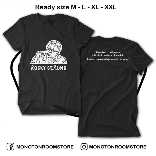 Saya menjual KAOS TOKOH DUNIA - RO... seharga Rp85.000. Dapatkan di Shopee sekarang! shopee.co.id/monotonroomsto… #ShopeeID