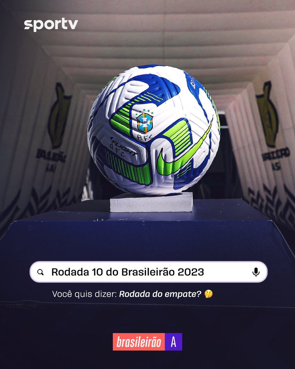 sportv's tweet image. Eu não tô entendendo nada, gente. Dos SEIS jogos do Brasileirão até agora, CINCO foram empates! 🫢 

Será que os jogos de agora a tarde vão mudar o cenário? ⚖️

#BrasileiraoNoSportv #NossoFutebol #BR23 #Jogos #Empates