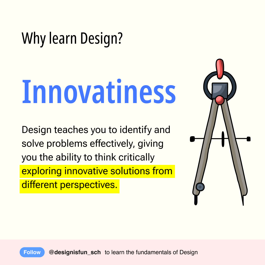 designisfun_edu's tweet photo. Understanding the core #fundamentals of #design can help you find #solutions to #problems in our #societies increasing chances of  #employability

Happy Learning... 🙃

#microNotes #eduTech #education #technoLearning https://t.co/nIpbEFMLHW