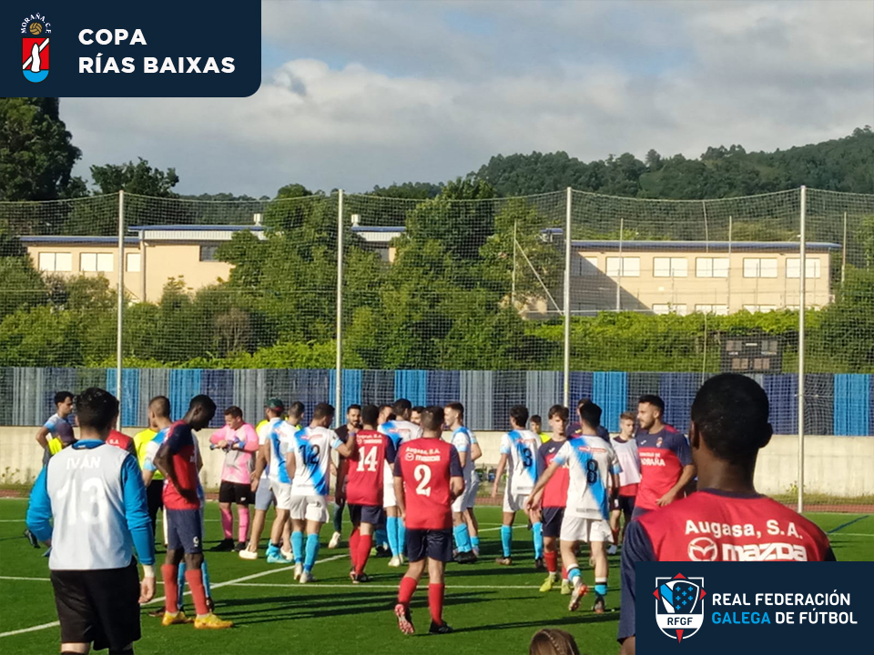 🏆 𝗖𝗢𝗣𝗔 𝗥𝗜́𝗔𝗦 𝗕𝗔𝗜𝗫𝗔𝗦 I Non puido ser, quedamos a porta da gran Final.

Noraboa ao noso rival polo pase!

𝗠𝗮𝗿𝗶́𝗻 𝗖.𝗙.  2️⃣ - 1️⃣ 𝗠𝗼𝗿𝗮𝗻̃𝗮 𝗖.𝗙.

⚽️ Gol de Carlos.

#VamosMoraña #PrimeiroEquipo #CopaRiasBaixas