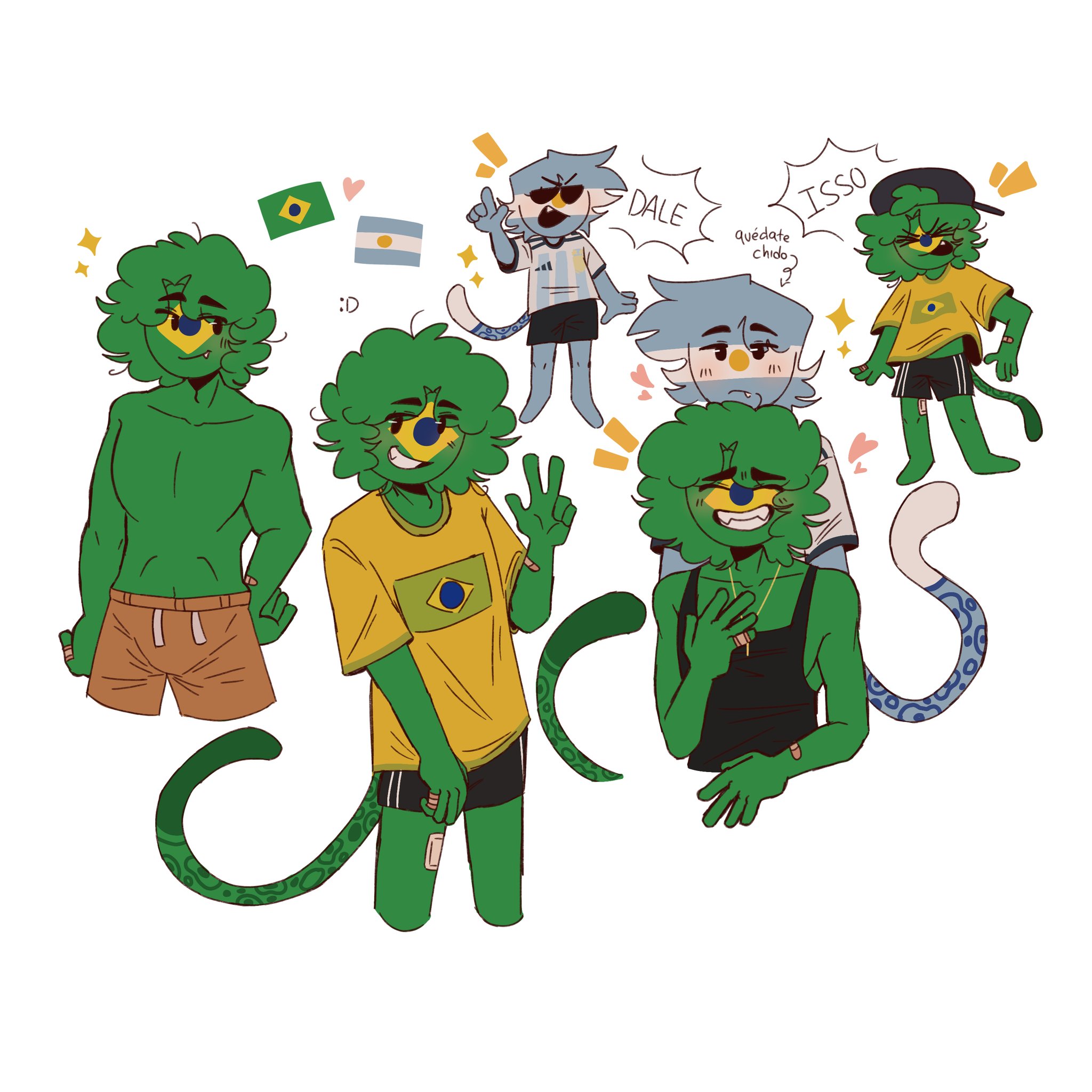 brazil countryhumans