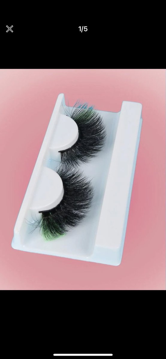 GREEN (little darker in person) #lashes #linkinbio #natural #classic #minklashes #25mmlashes #minks #kirstonabstractbeauty #buyblack #explore #explorepage #smallbusiness #support #beautybabe💋 #shopping🛍️🛒