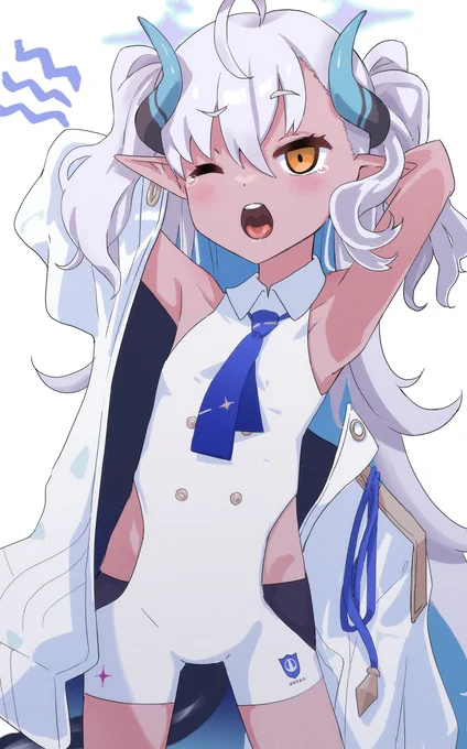 スモモとかいう欠伸するとき無防備に小さい舌ちろちろ見せてきそうな女許せん #ブルアカ #BlueArchive