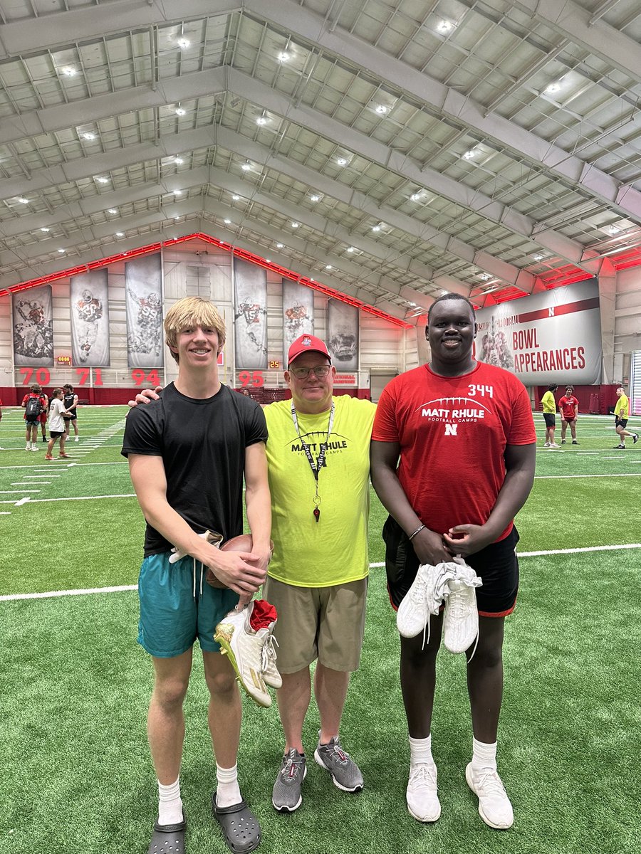 Had a good camp at Nebraska! @coachedfoley @YorkDukeFB