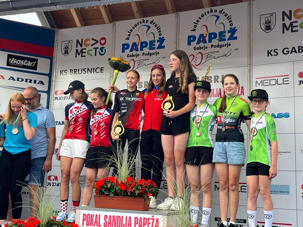 Na Pokalu Sandija Papeža u Sloveniji imali smo tri pobednička postolja!
#pokalsandijapapeža

bss.rs/nina-velickovi…