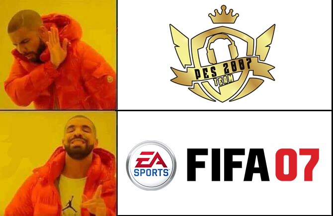 HE_itachi's tweet photo. Vocês foram minha quinta vítima , sempre preferi jogar FIFA mesmo, gráficos melhores e tals GGWP @pes2007goty https://t.co/ymXsAKdwdz