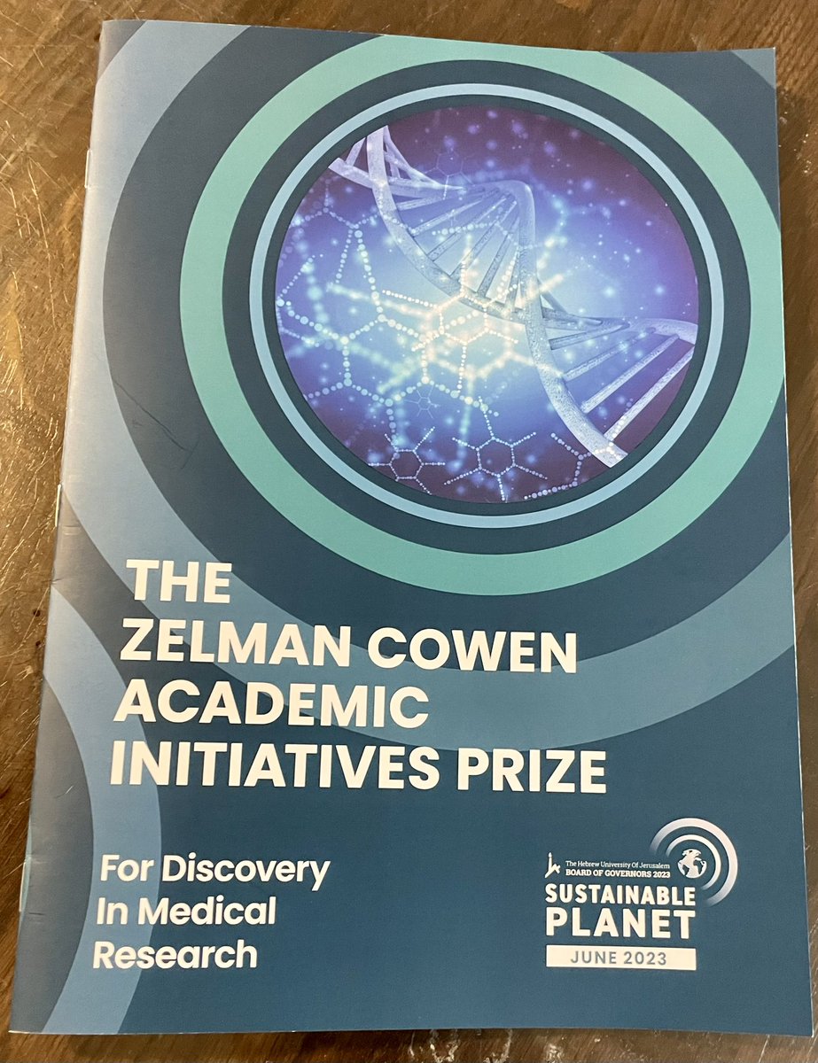 Yaniv Elkouby (@yanivelkouby) on Twitter photo Honored to now formally receive the 2023 #Sir_Zelman_Cowen ZCAI Prize for Discovery in Medical Research from the <a href="/HebrewU/">Hebrew University</a> Board of Governors!
Thank you for recognizing our accomplishments.
This award belongs to all members of the Elkouby lab.
#zebrafish #cilia #meiosis Honored to now formally receive the 2023 #Sir_Zelman_Cowen ZCAI Prize for Discovery in Medical Research from the <a href="/HebrewU/">Hebrew University</a> Board of Governors!
Thank you for recognizing our accomplishments.
This award belongs to all members of the Elkouby lab.
#zebrafish #cilia #meiosis