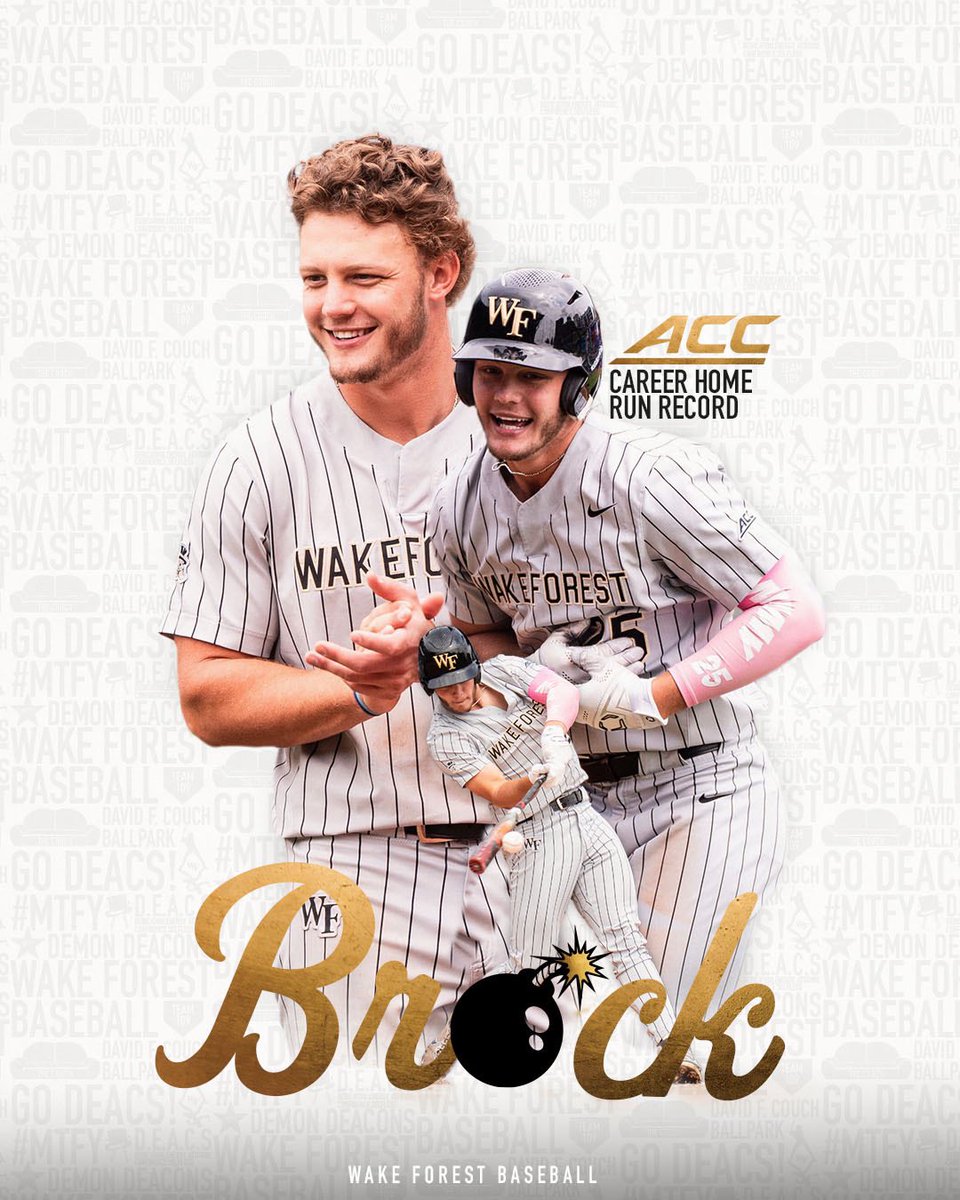 ACC HOME RUN KING 👑 

<a href="/B_Wilkes25/">Brock Wilken</a> 🚀™️