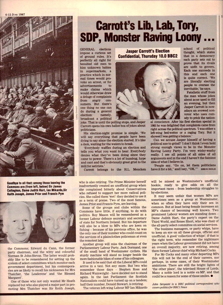 woodg31's tweet photo. TV📺11/6/87 BBC1 
4.35:Thundercats 4.55:Newsround 5.5:Blue Peter 5.35:Go For it! 6.0:News 7.0:Top of the Pops 7.30:EastEnders 8.0:Tomorrow's World at Large 8.30:Don't Wait Up 9.0:News 9.15:The Two Ronnies 10.0:Election 87 https://t.co/49egEMofKk