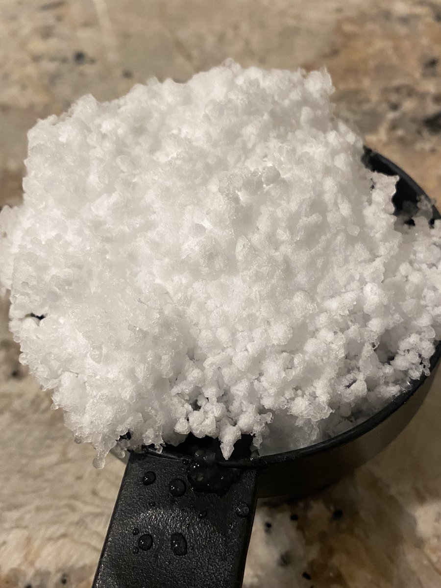 WeRthePatriots's tweet image. Second time posting this…
These photos are from 02/23, after it “snowed” 3 inches of this weightless substance. 
It’s not snow. 
I’m not sure what it is, but we had this occur in 2 different storms, and the melt is in the comments. 
#FakeSnow
#WeatherFakery