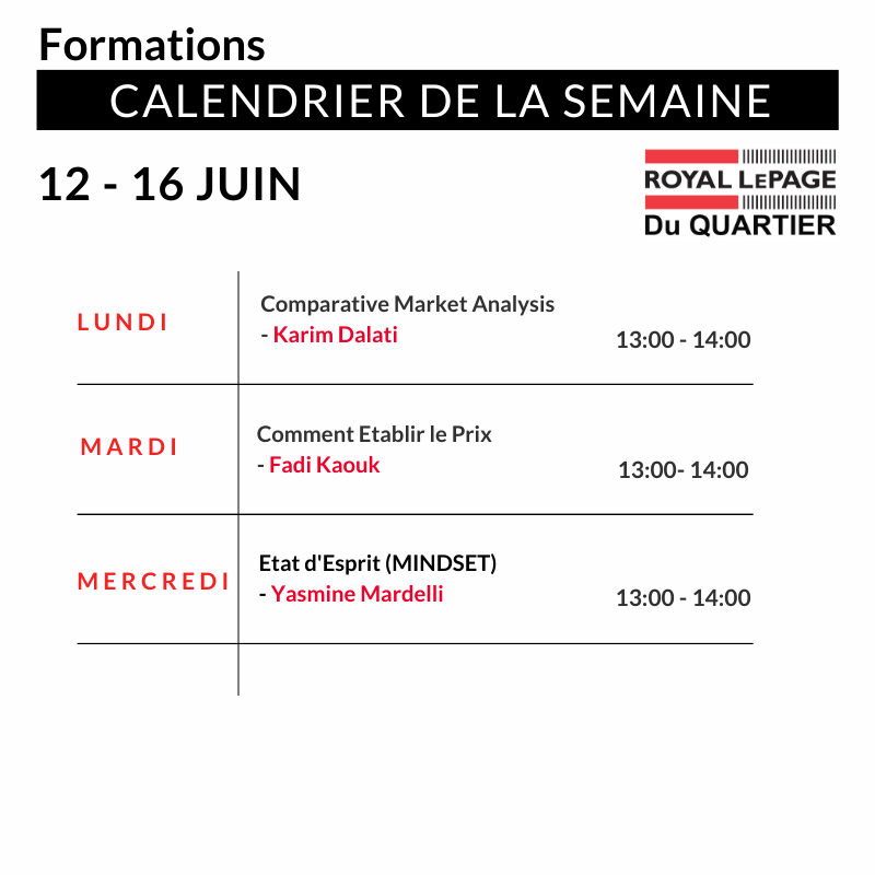 RLPduQuartier's tweet photo. Enjoy this week's schedule!

#RLPDQ #Royallepageduquartier #Bootcamp #Training #rlpduquartier #Montreal https://t.co/oWOWNu7Qnu