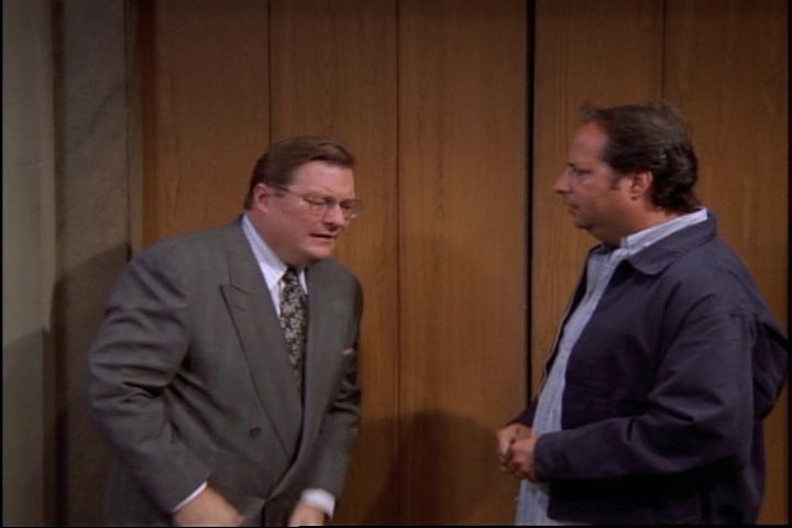 'Bill attempts to get a scoop, but Dave's window-perching suicider ruins the plan.' #SundayTVNoContext  2pm.  #nocontext (From NewsRadio, Ep: 'Jumper,' (Tue, Sep 23, 1997). Dir. by Tom Cherones)