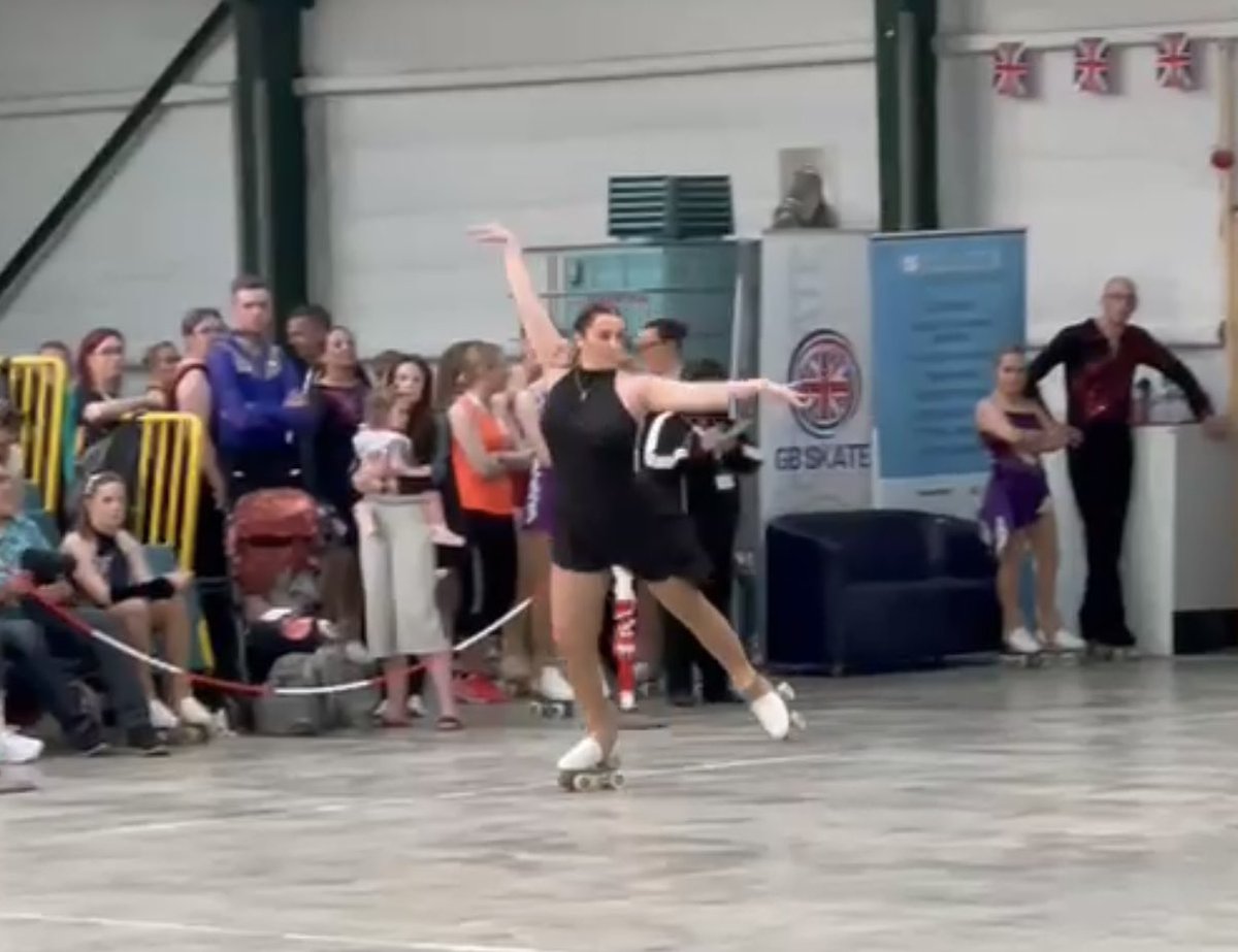 British Championships 2023 8th outta 18 in the Classic over 25’s event. I’m ok with that 😊🛼