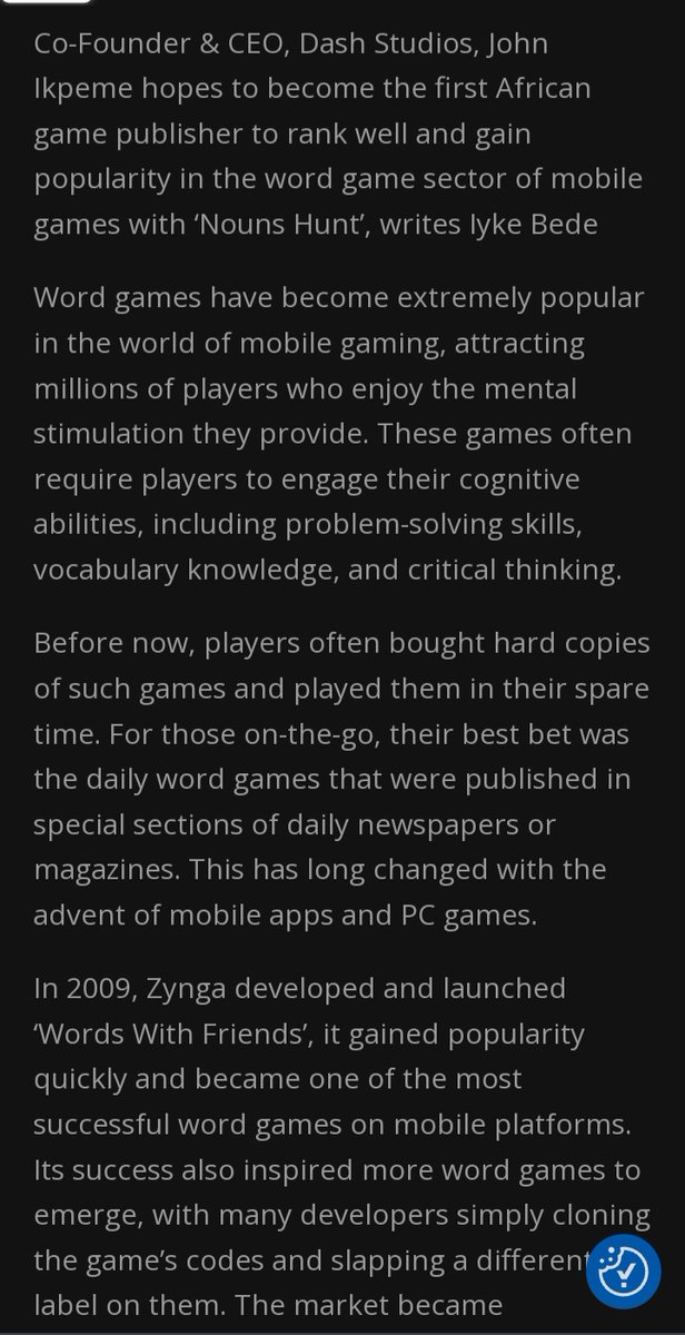 gamingweek1117's tweet photo. Is ‘Nouns Hunt’ Africa’s Distinctive Answer to ‘Wordle’?

@ikotibokAK 
@THISDAYLIVE 
@johnikpeme_ 
@dreal_iykebede 
@zynga https://t.co/OoVQbxmlum