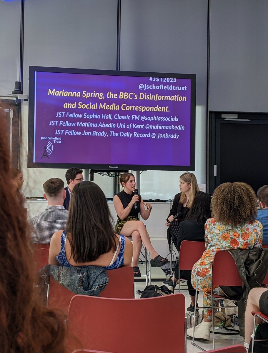 Had a brilliant time yesterday attending the <a href="/JSchofieldTrust/">John Schofield Trust</a> masterclass at the BBC. Lots of insightful panel discussions and a great chance to meet up again with other JST Fellows