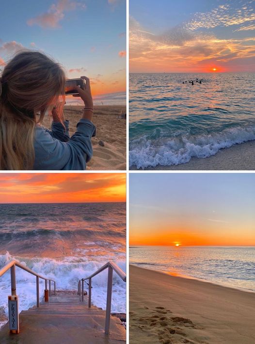 Si me van a invitar a algo, que sea a la playa a ver un atardecer. 📷📷