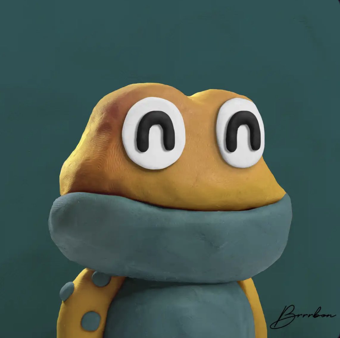 morethenhype's tweet photo. Just picked up my forever @ClayCollective_ by @Brrrbon_
Do frogs follow frogs #claycollective #ordinals https://t.co/e9gbJKHxUP