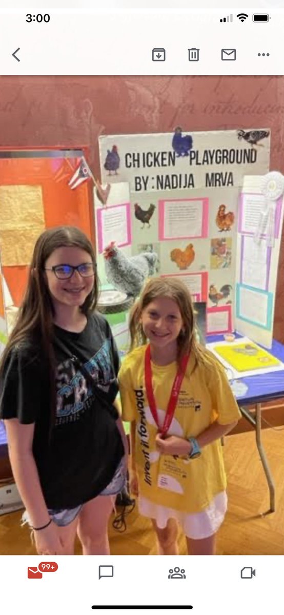 heldshornets's tweet photo. So very proud of Nadija Mrva! She was selected to go to Nationals for the Invention Convention Finals. She had a great experience and was loved by all! She was even interviewed by PBS and will be on their special in a few months! 💙💛#hornetpride https://t.co/Ge2dgfPC16
