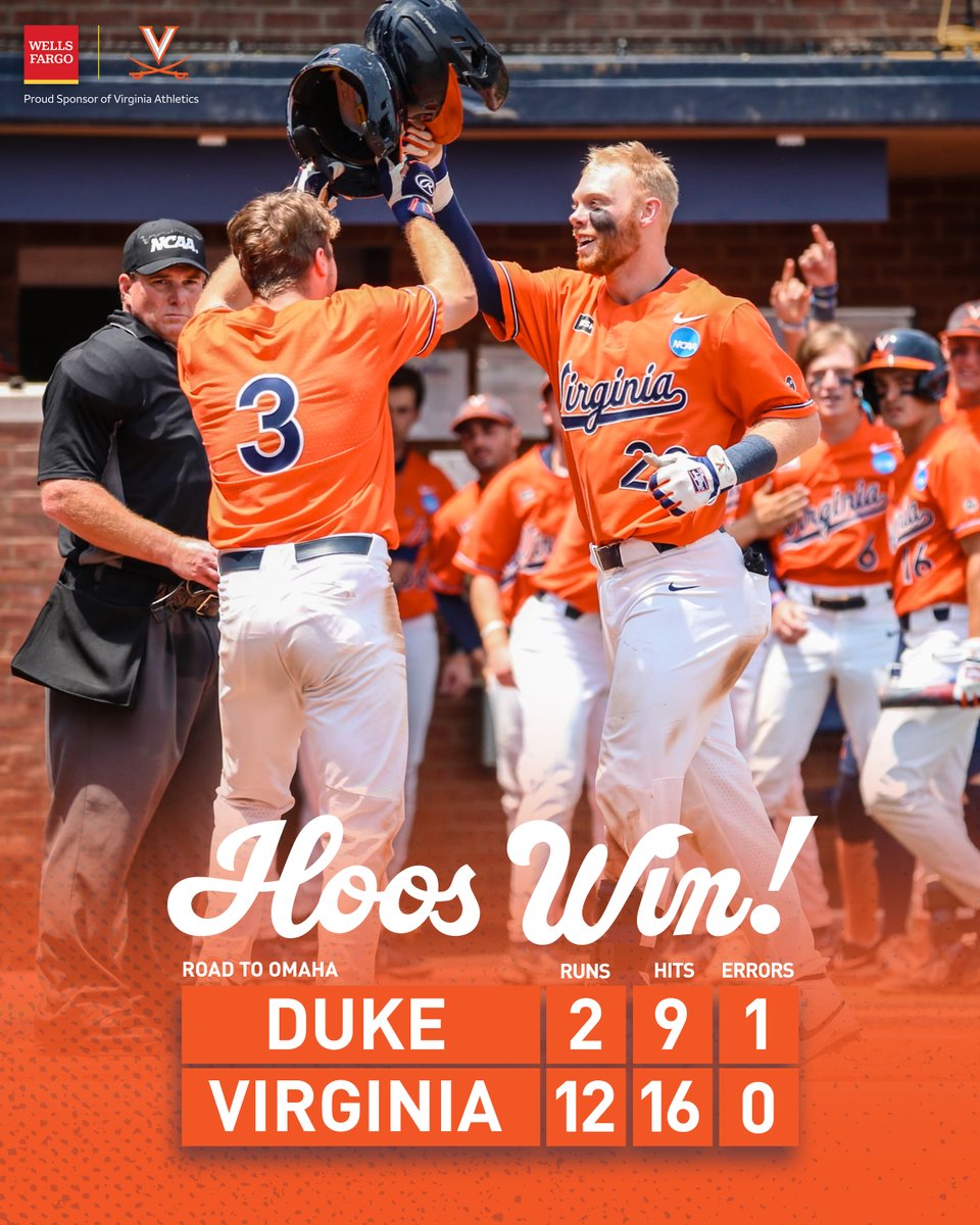 𝐇𝐎𝐎𝐒 𝐈𝐍 𝐓𝐇𝐑𝐄𝐄!!!

#GoHoos | #RoadToOmaha | Presented by <a href="/WellsFargo/">Wells Fargo</a>
