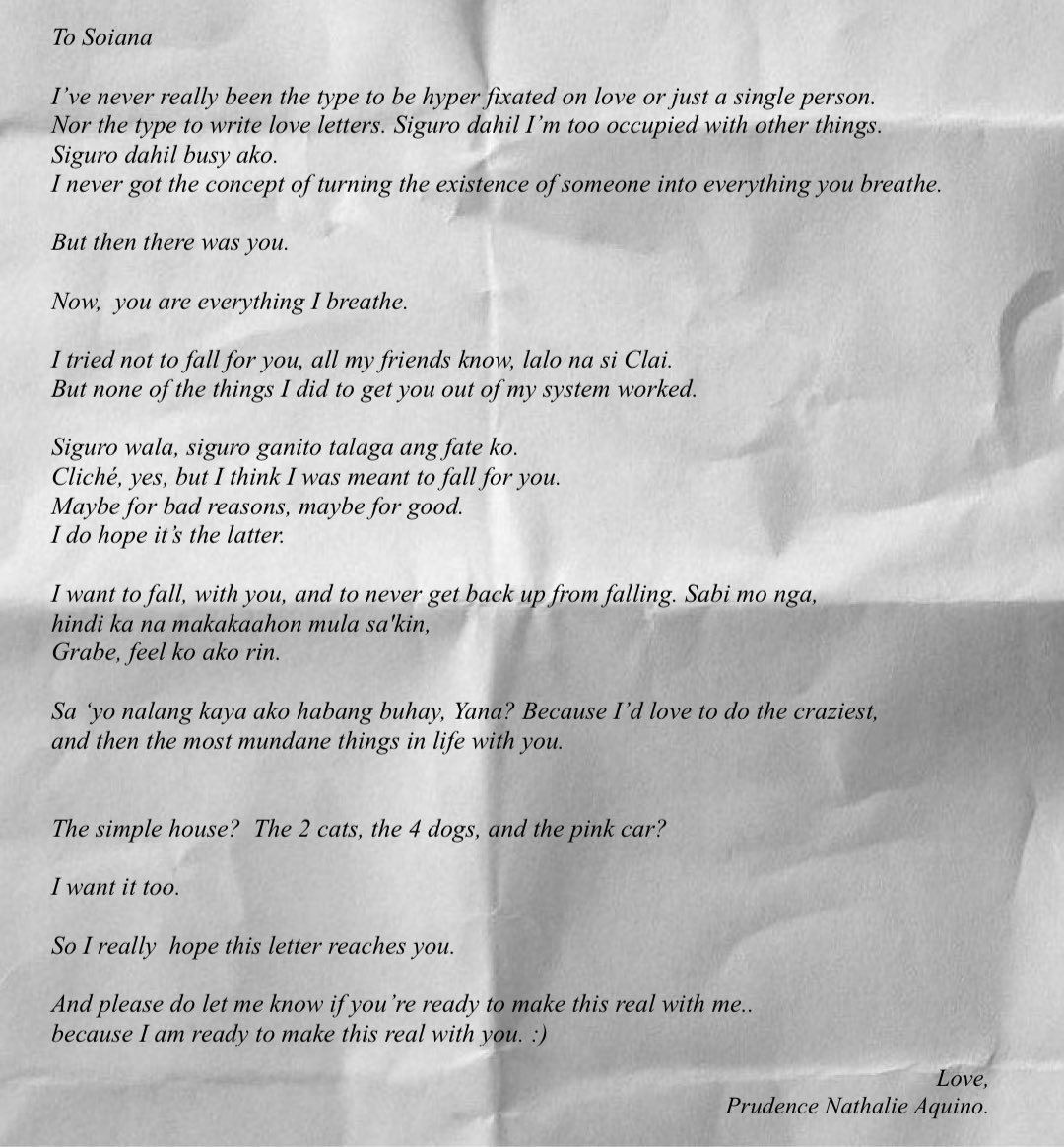 ivefiction's tweet image. bonus : the short letter denz never gave yana.