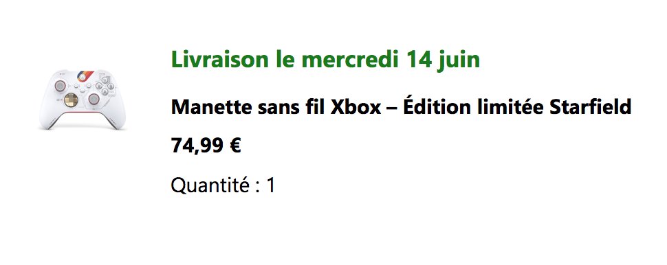 AlisonVayne's tweet photo. Allez hop, la manette Starfield arrive Mercredi https://t.co/6t1Um51sP7